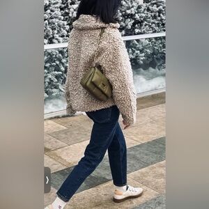 H&M Cream Teddy Jacket